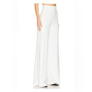 NWT Ripley Rader Ponte Knit Wide Leg Pant in Off White size small